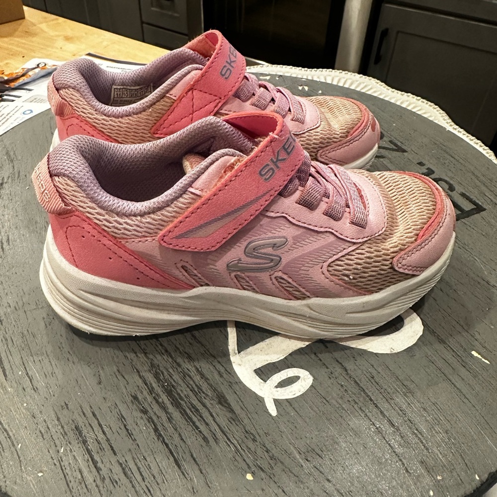 Skechers Kids Light Pink Sneakers